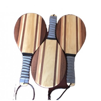 Wooden customized high-end beach racket