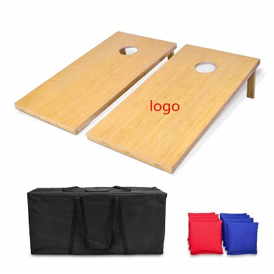 HOLYKING Cornhole Toss Game Set with 8 Bean Bags & Carrying Case - Choose Regulation or Tailgate Size Boards