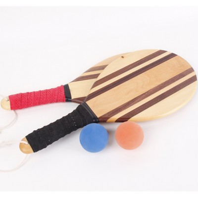 HOLYKING Beach Paddle Ball Set Outdoor Sport Games Flat Rackets Tennis Racquets