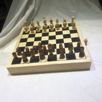 HOLYKING wooden desktop printing high-end chess set