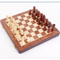 antique Wooden hand carved Chessboard set 1007B